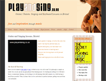 Tablet Screenshot of playandsing.co.uk